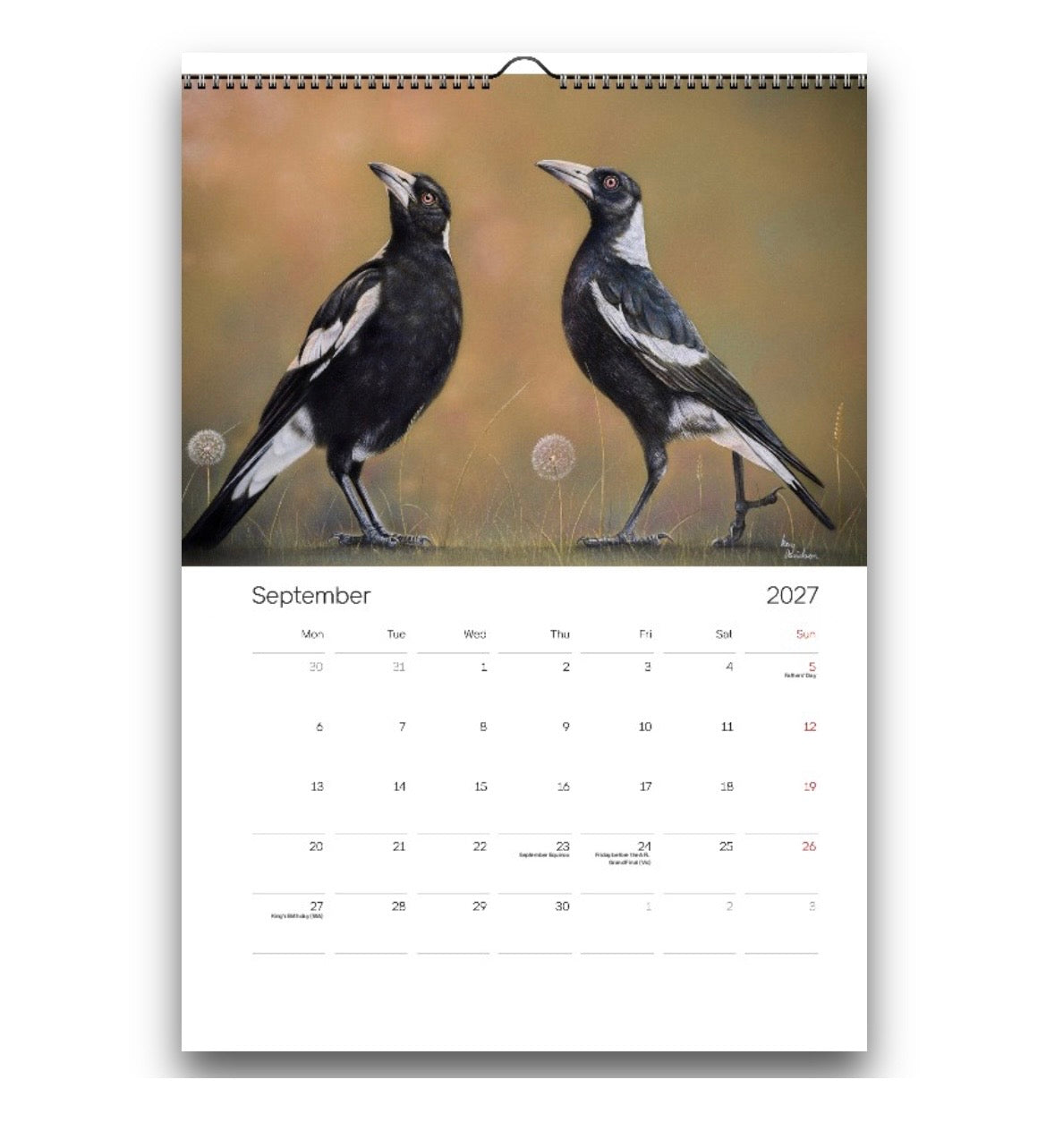 Kay Davidson ART 2027 calendars