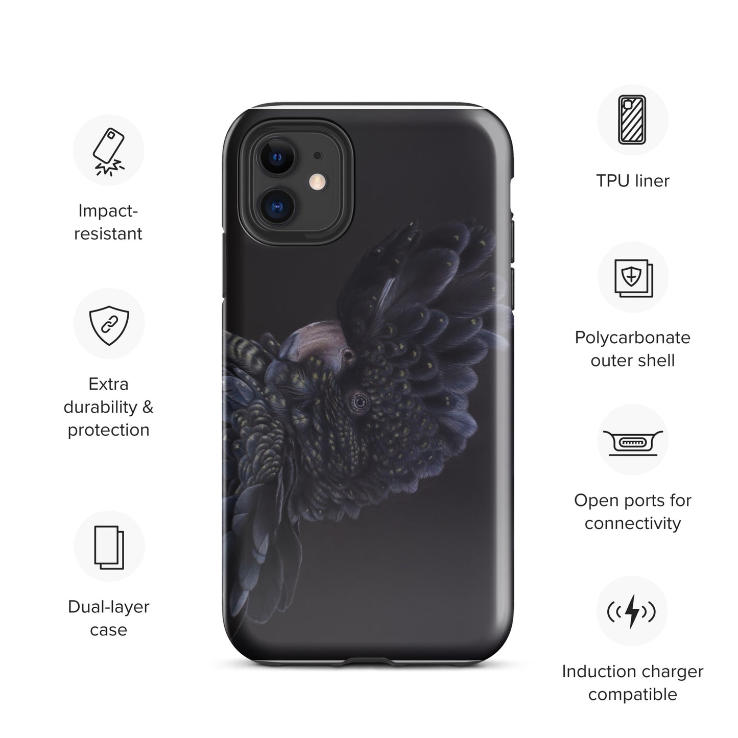 Red tailed Beauty Tough Case for iPhone®