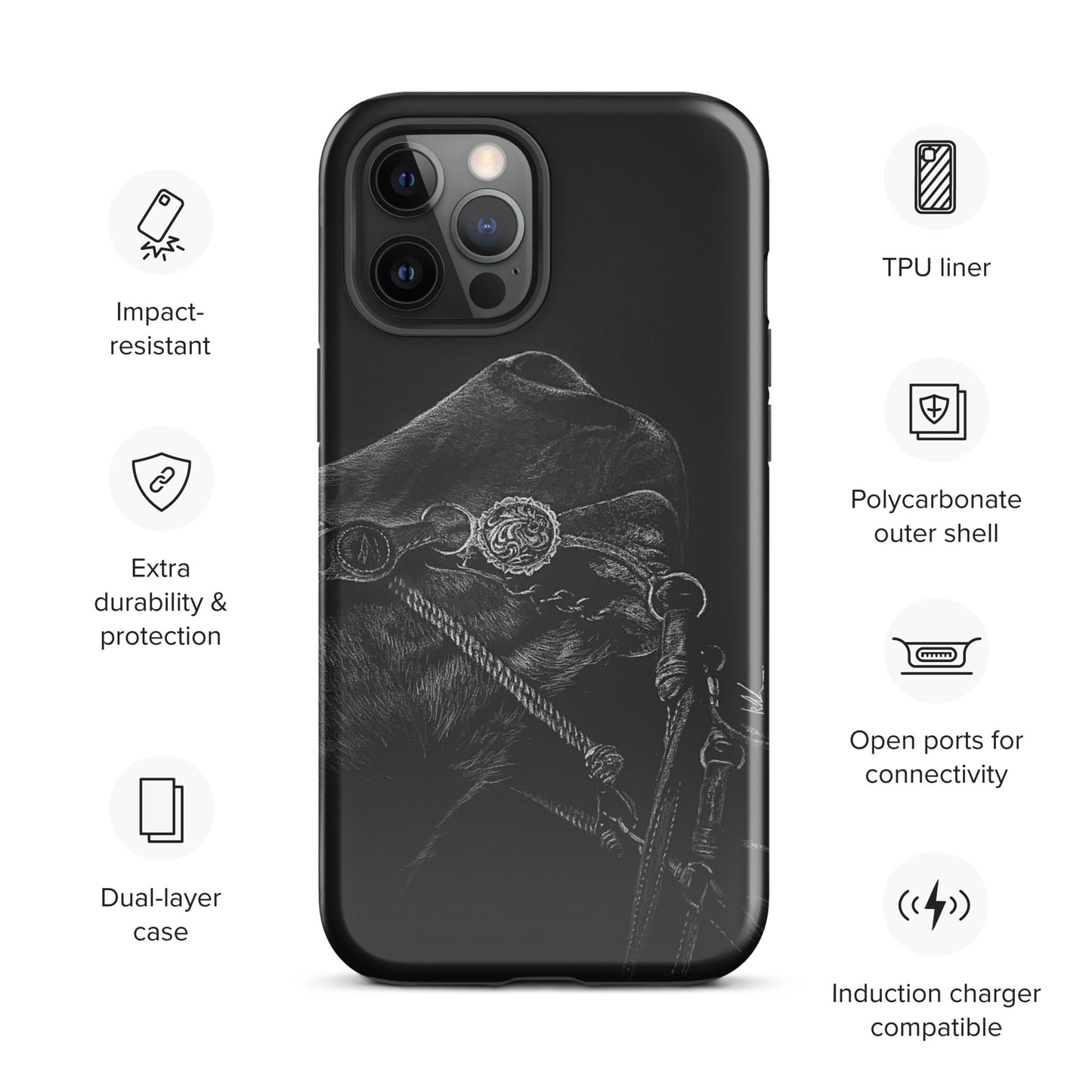 Silent moment Tough Case for iPhone®