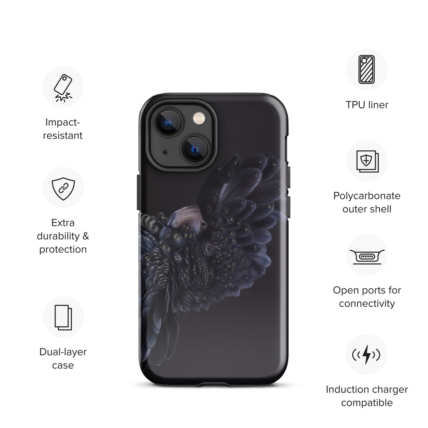 Red tailed Beauty Tough Case for iPhone®